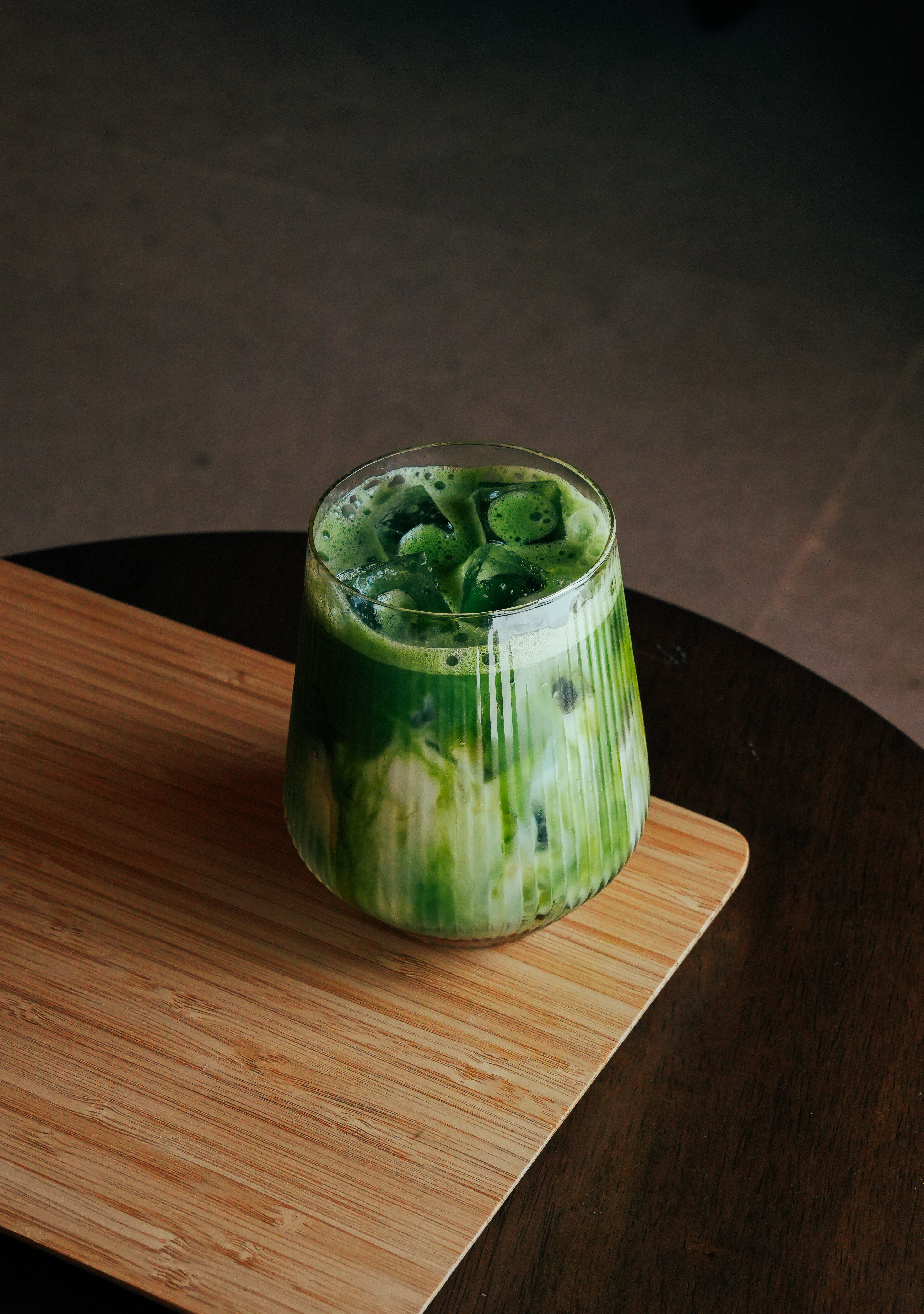 Matcha latte frío
